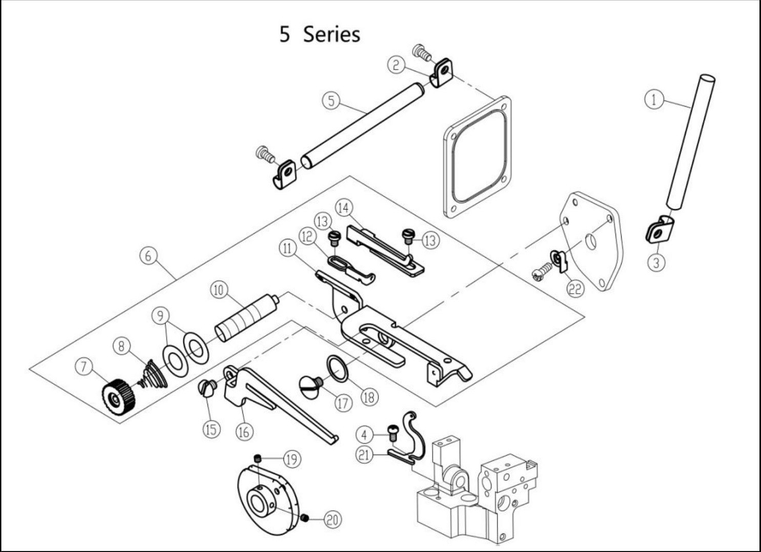 15 Chainstitch Looper Drive Mechanism (2) фото