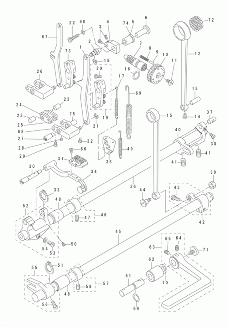 DLM-5400N-7 - 5. FEED MECHANISM COMPONENTS