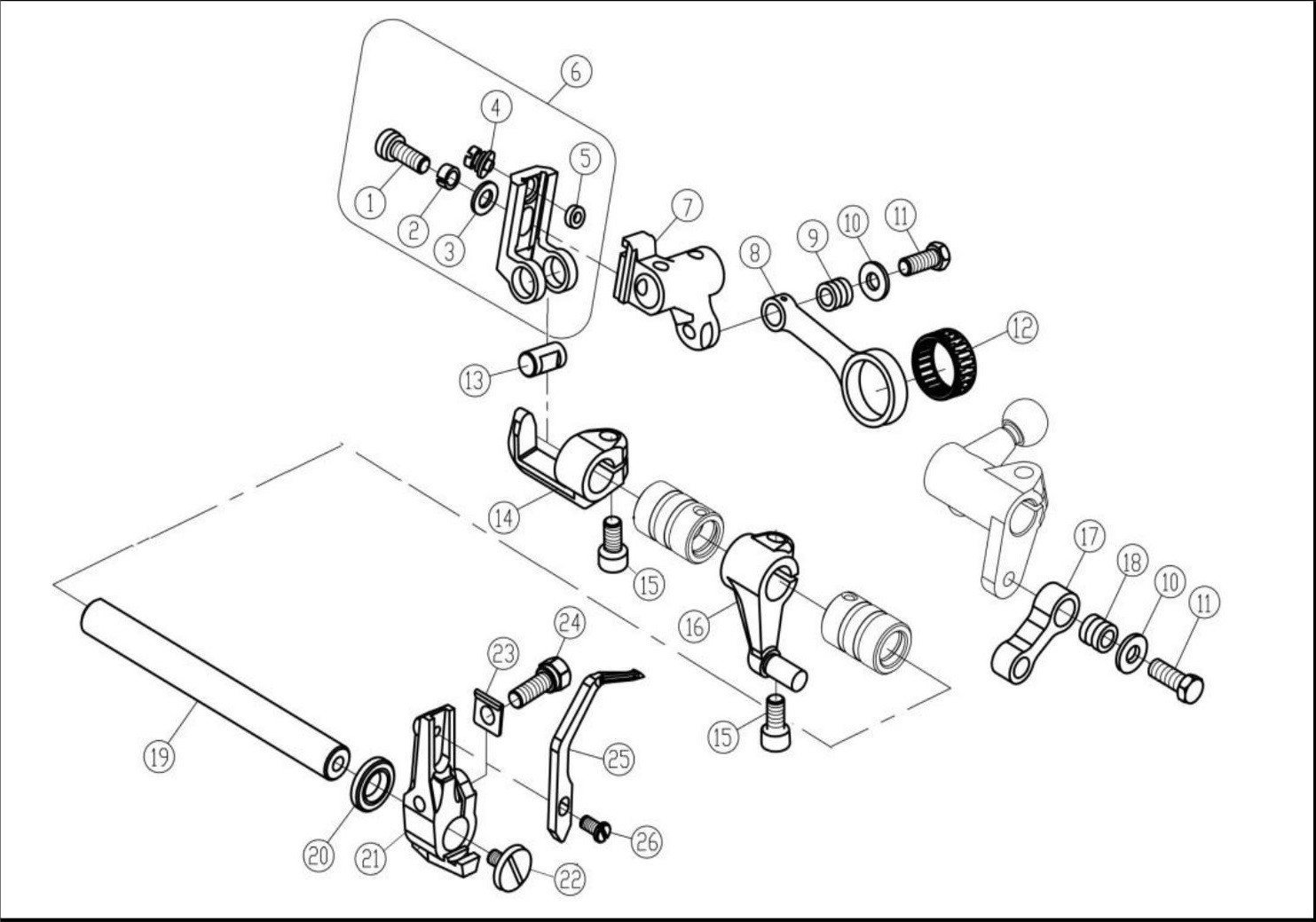 14 Chainstitch Looper Drive Mechanism (1) фото