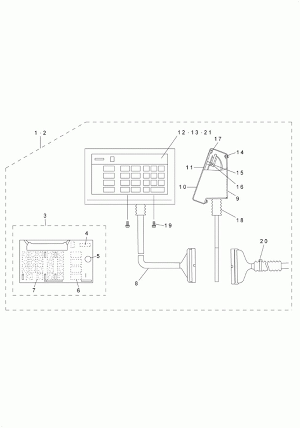 AMS-224C - 20.OPERATION BOX COMPONENTS