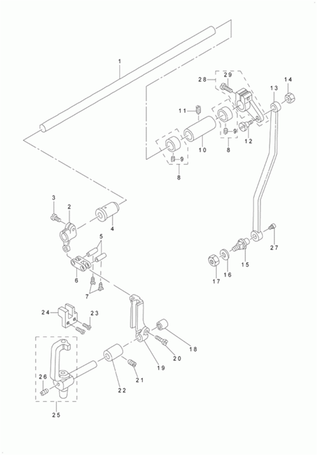 DLM-5400N-7 - 7. NEEDLE BAR FRAME COMPONENTS