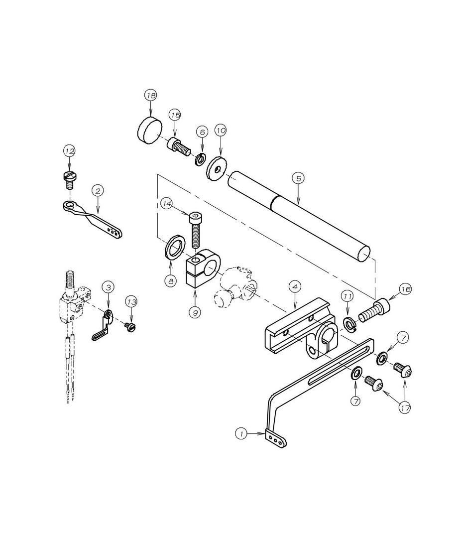 11 NEEDLE THREAD MECHANISM