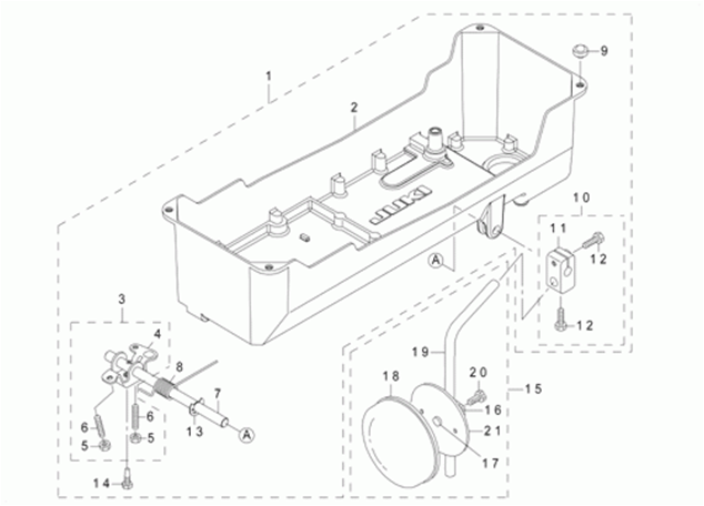 LH-3528ASF - 12.BOTTOM COVER COMPONENTS