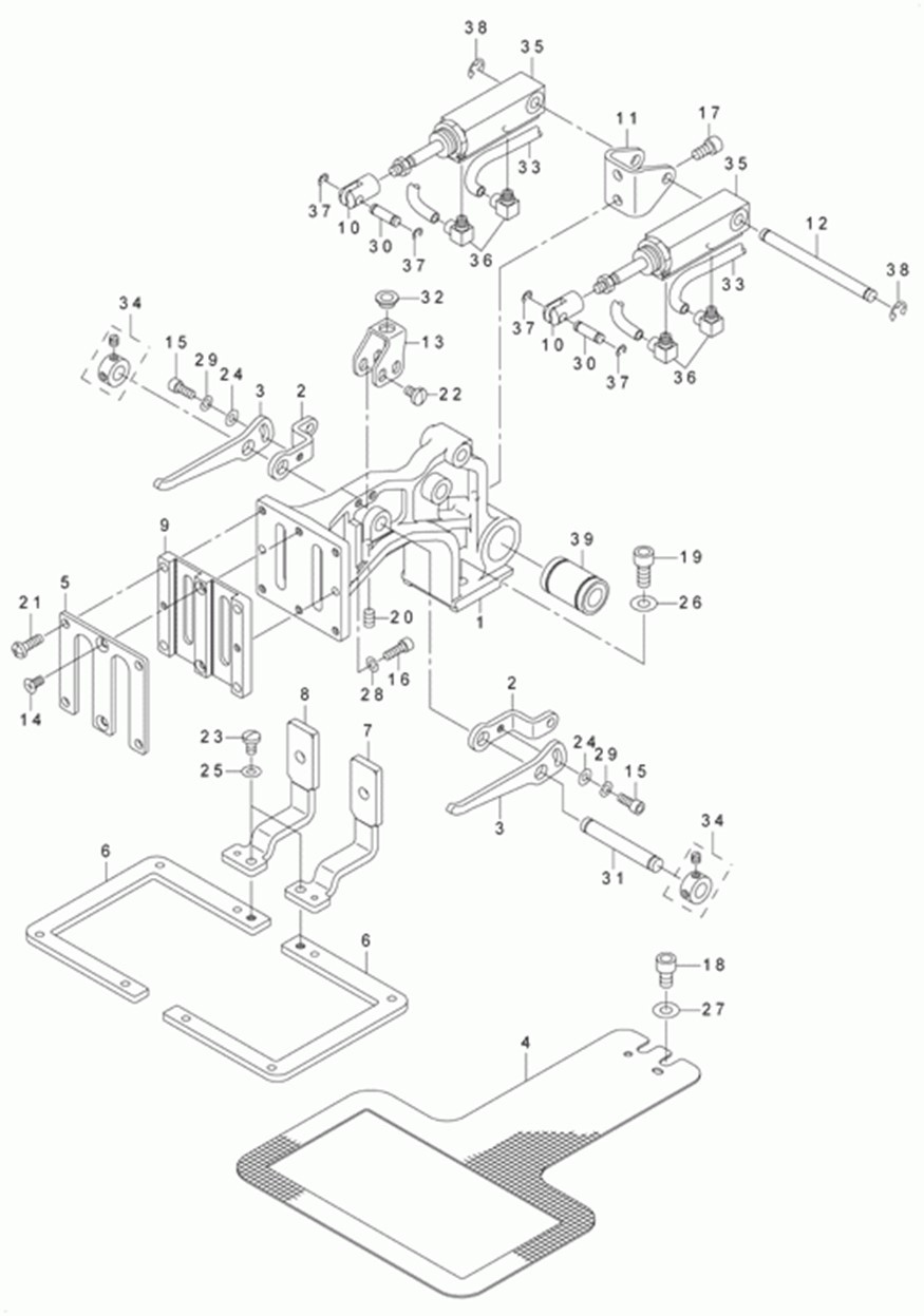 AMS-210D - 13.CLOTH FEED MECHANISM COMPONENTS(FOR 210DSL,210DHL)