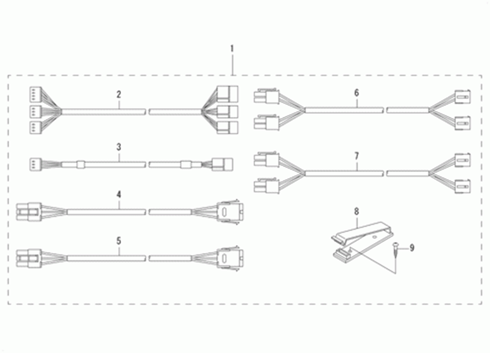 LK-1942GA - 18.EXTENSION CABLE COMPONENTS