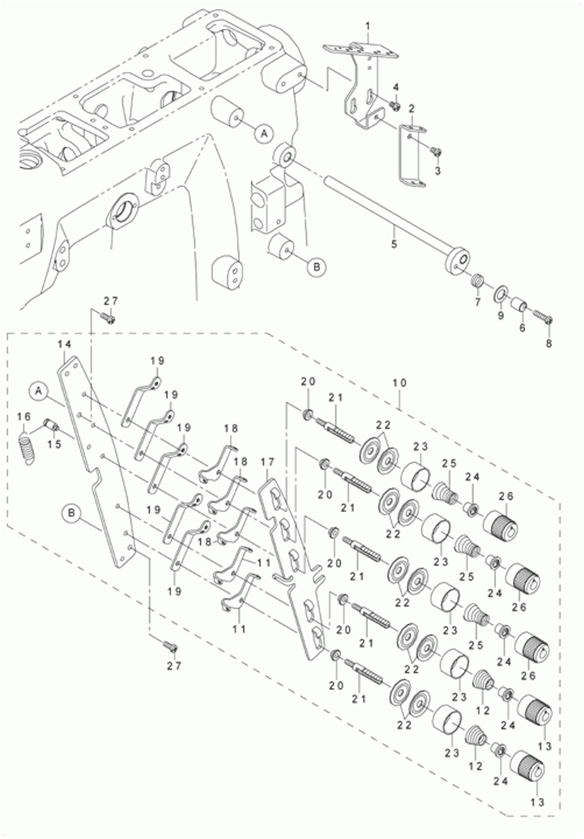 MF-7723 - 12. THREAD TENSION COMPONENTS