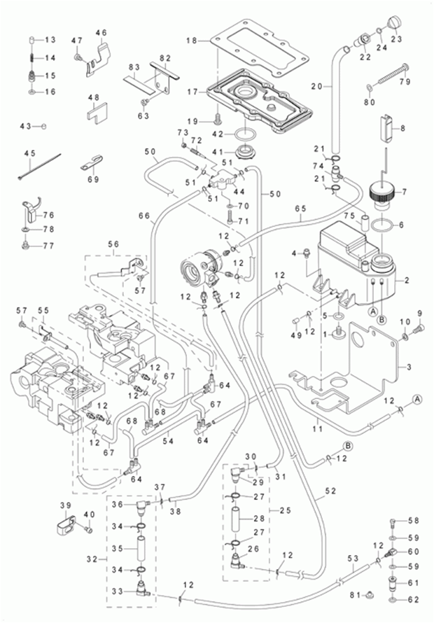 LH-3568ASF - 12.LUBRICATION COMPONENTS