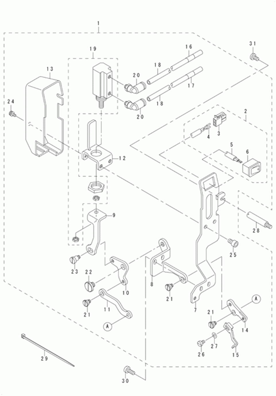 LK-1942HA - 7.WIPER MECHANISM COMPONENTS