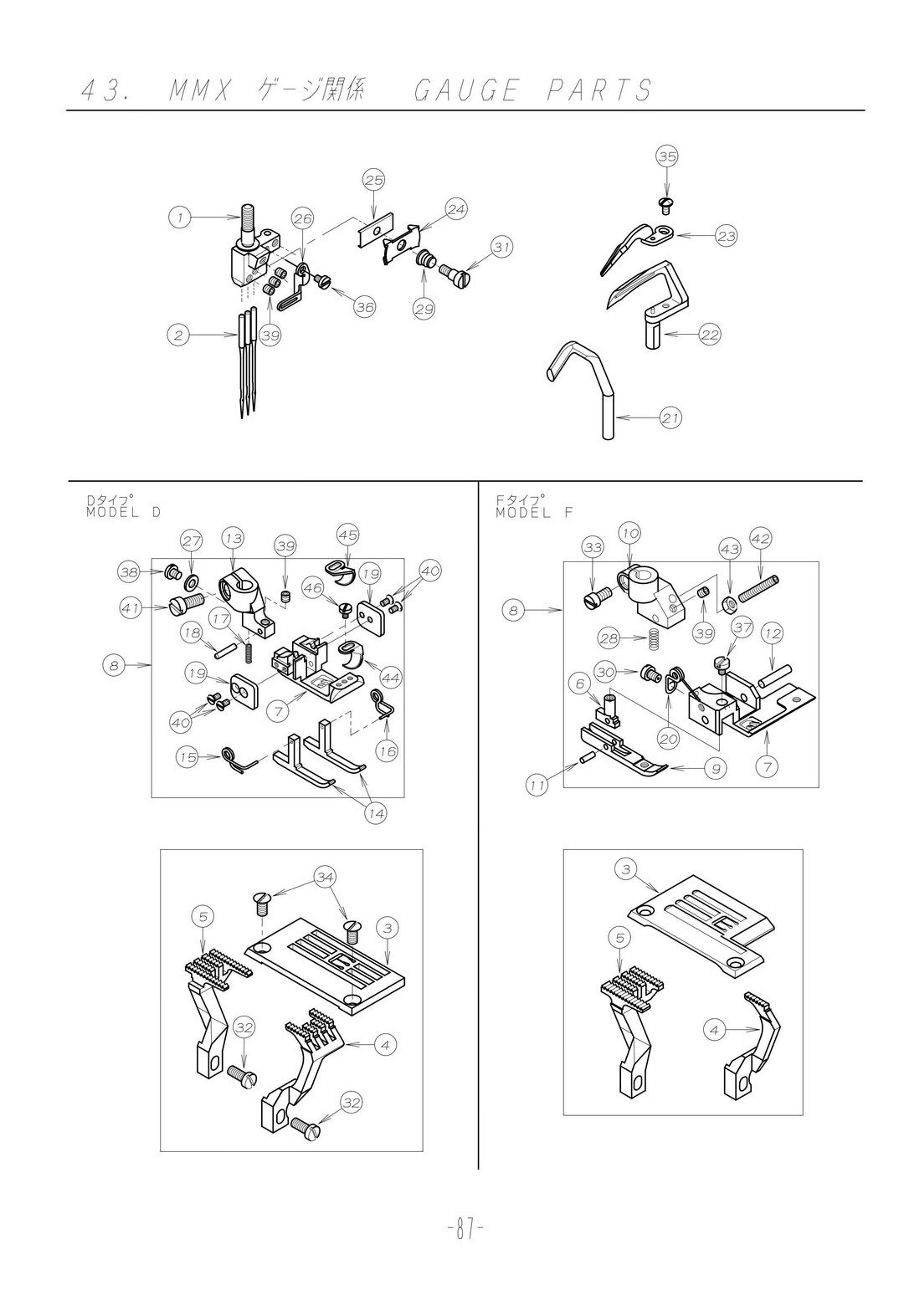 43 GAUGE PARTS фото