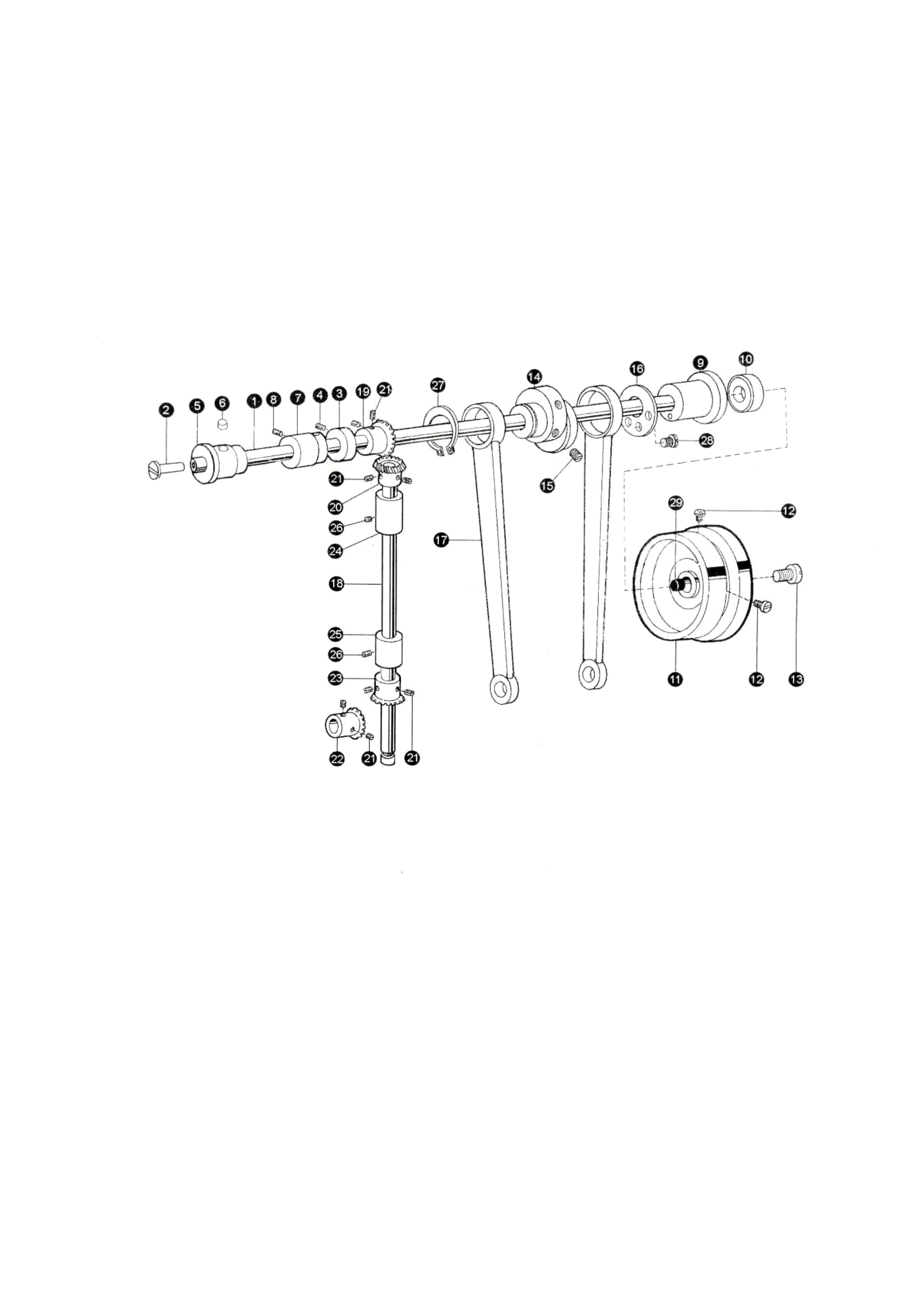 3 ARM SHAFT AND VERTICAL SHAFT MECHANISM