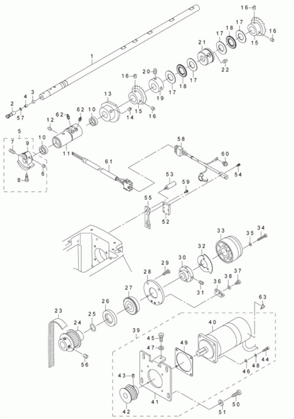 AVP-875A - 2. MAIN SHAFT COMPONENTS