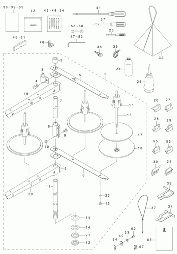 MEB-3200CS - 35. ACCESSORY PARTS COMPONENTS