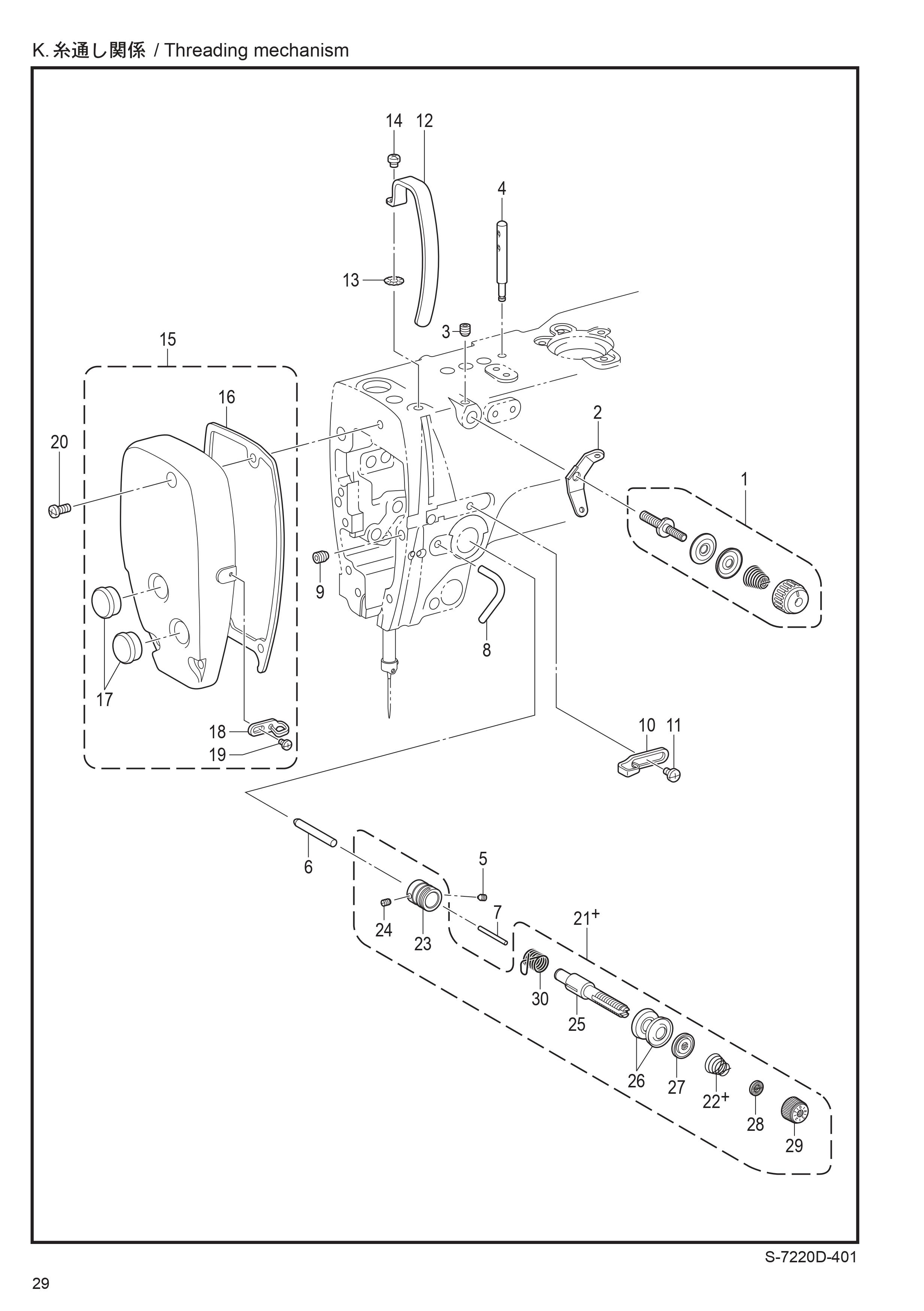 11 THREADING MECHANISM