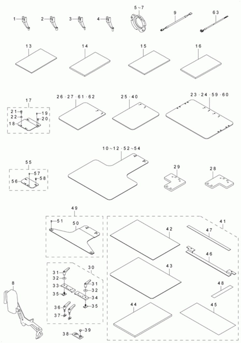 AMS-215D - 21.OPTIONAL PART COMPONENTS