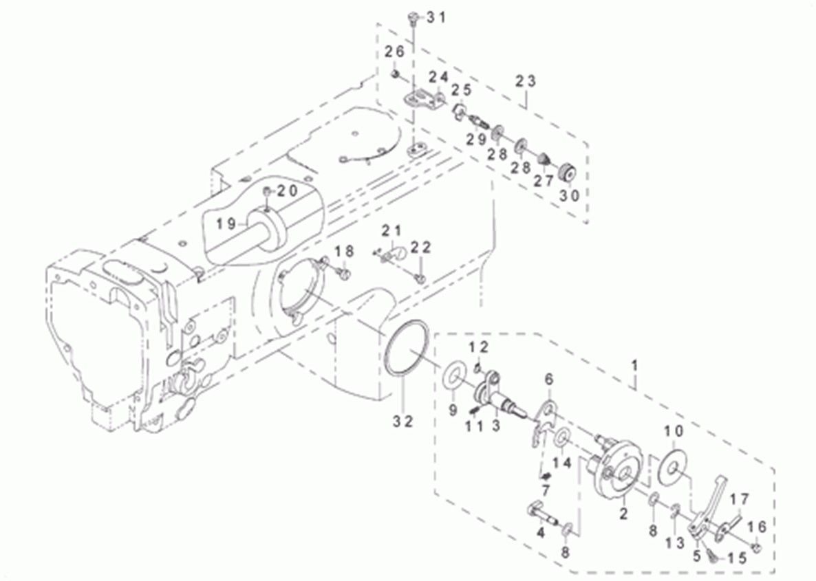 DNU-1541S - 10. LOWER THREAD WINDER MECHANISM COMPONENTS