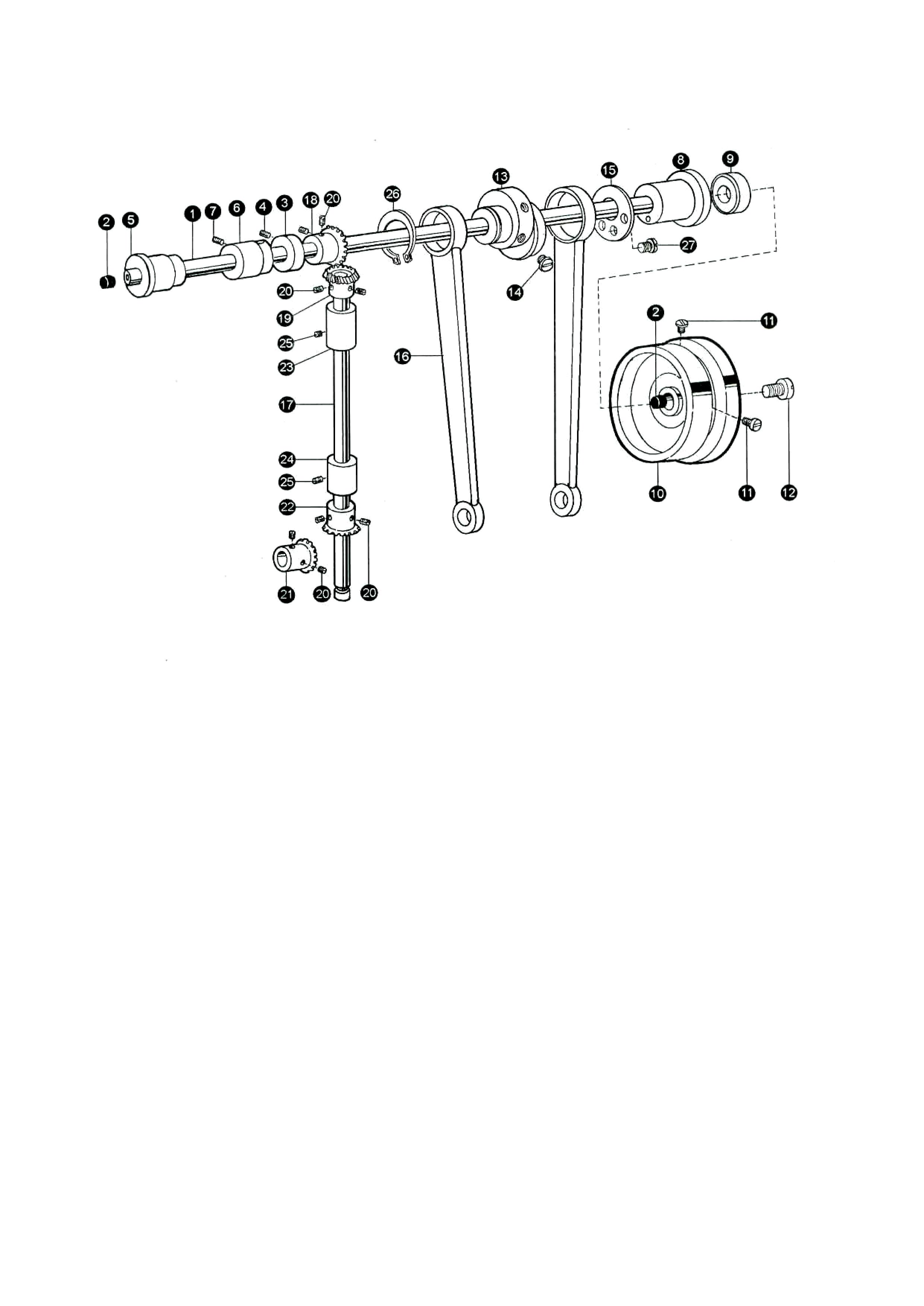 3 ARM SHAFT AND VERTICAL SHAFT MECHANISM