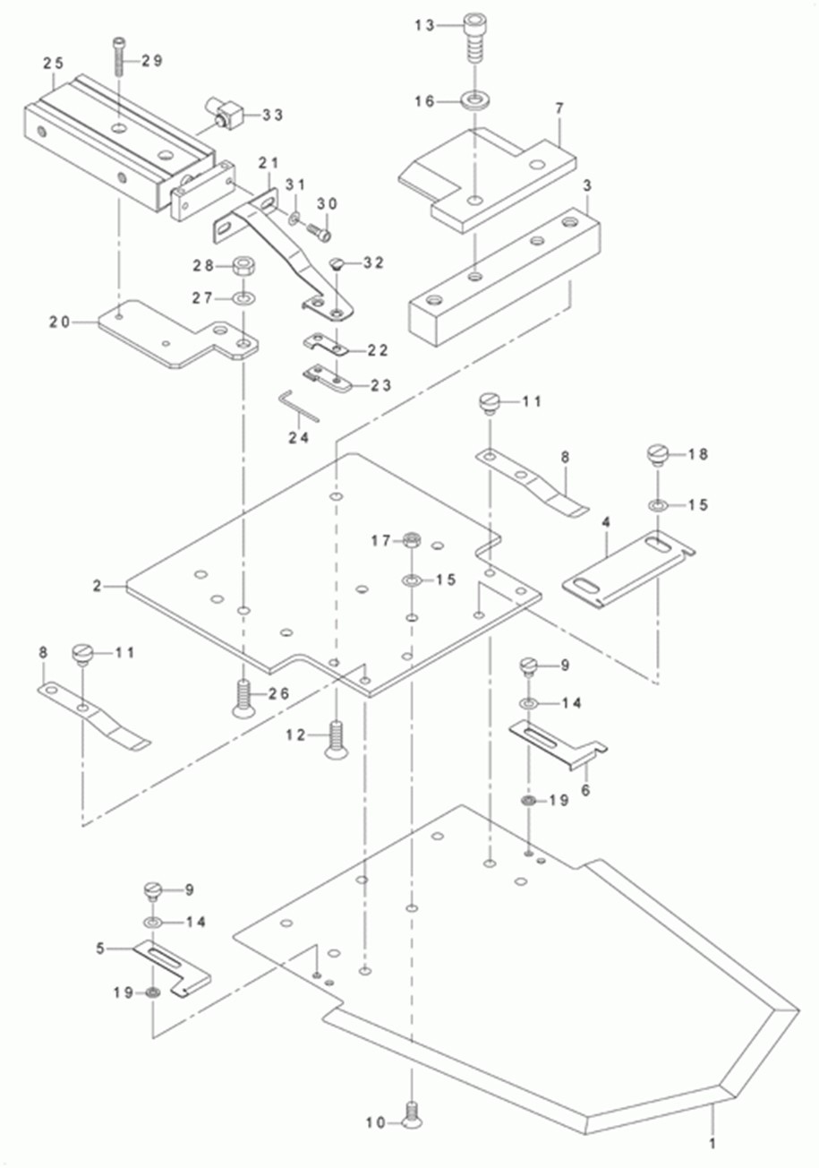 AVP-875S - 23. FORM PLATE GAGE COMPONENTS