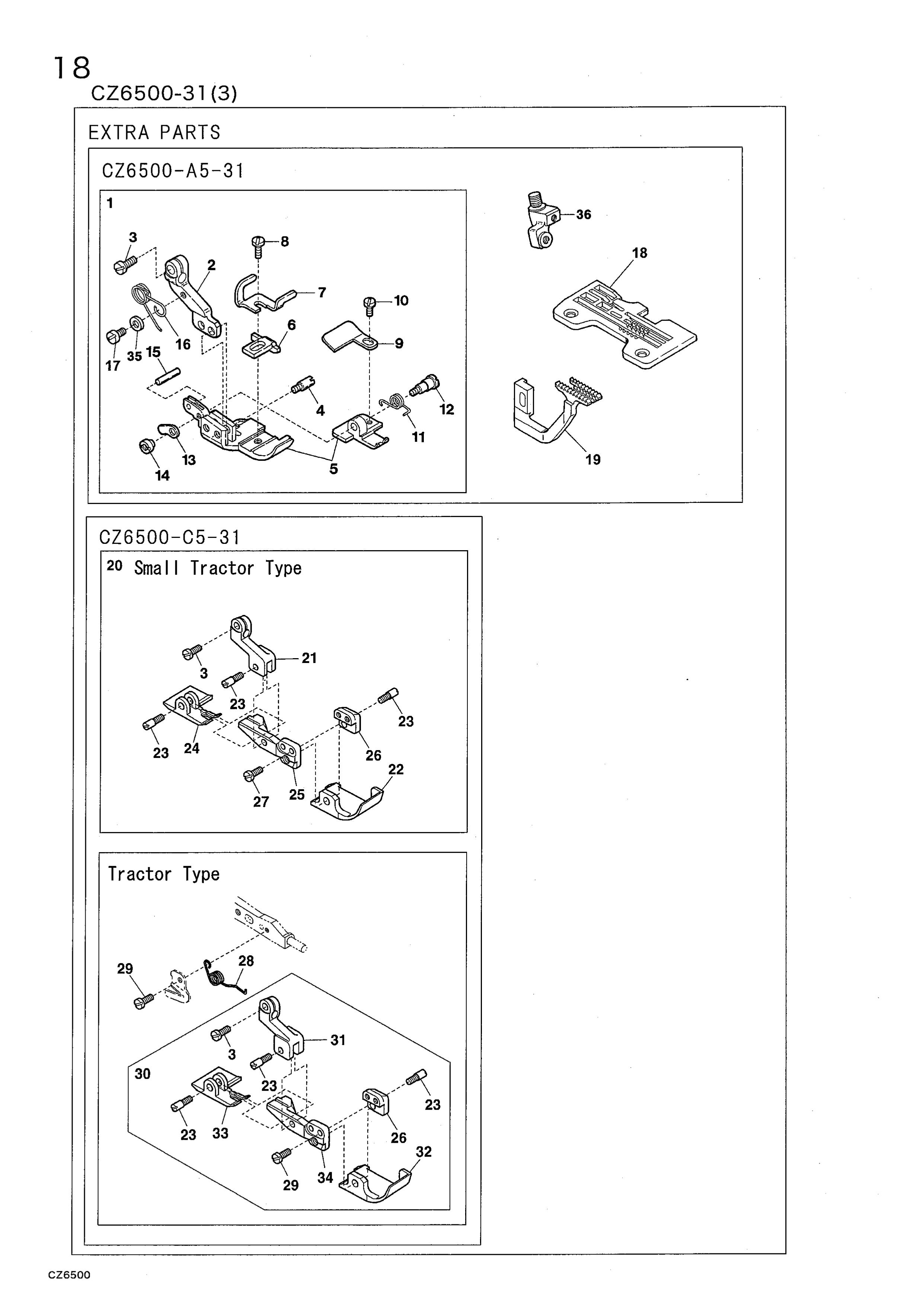 18 EXCLUSIVE PARTS