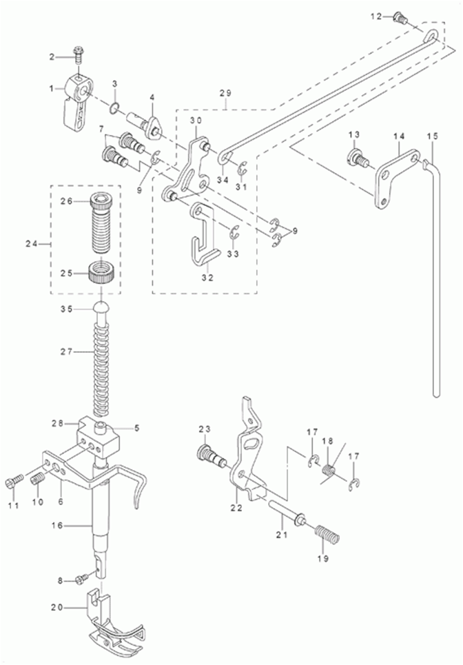 DDL-8700 - 4. HAND LIFTER COMPONENTS