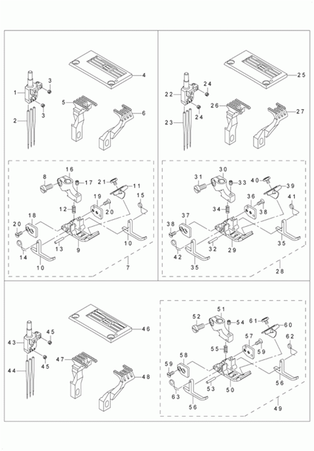 MF-7723 - 15. GAUGE PARTS COMPONENTS (1) (FOR MF-7700-U10)