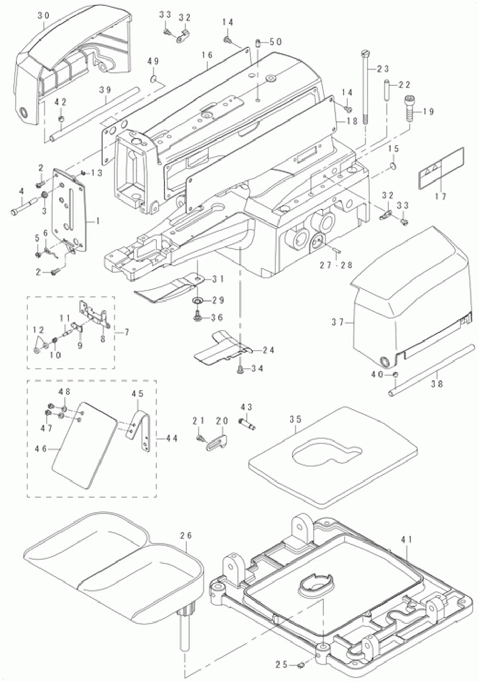 MB-1373 - 2. ARM & MISCELLANEOUS COVERS COMPONENTS