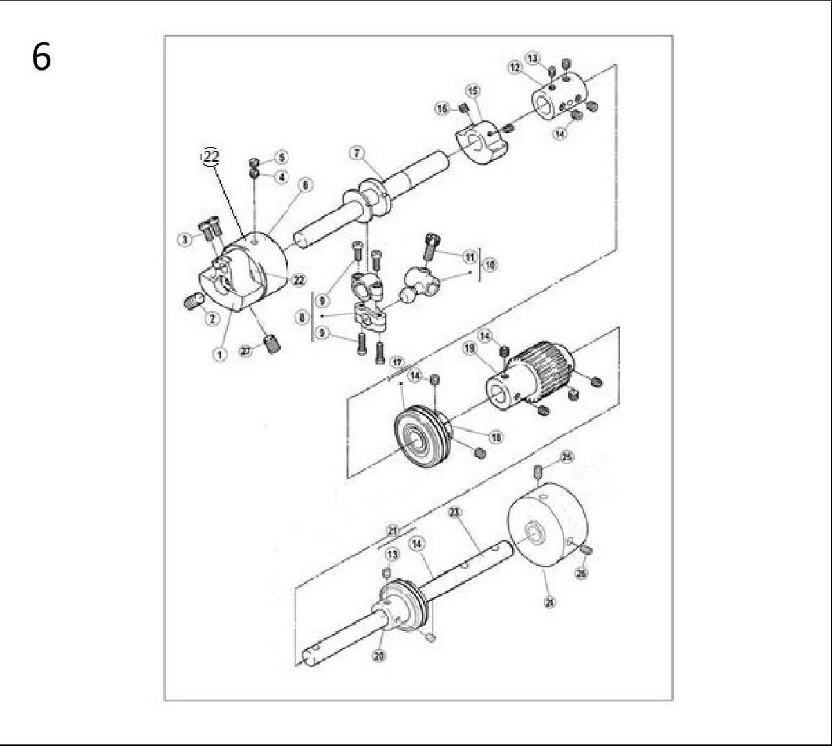 6 Main Shaft Assemblies