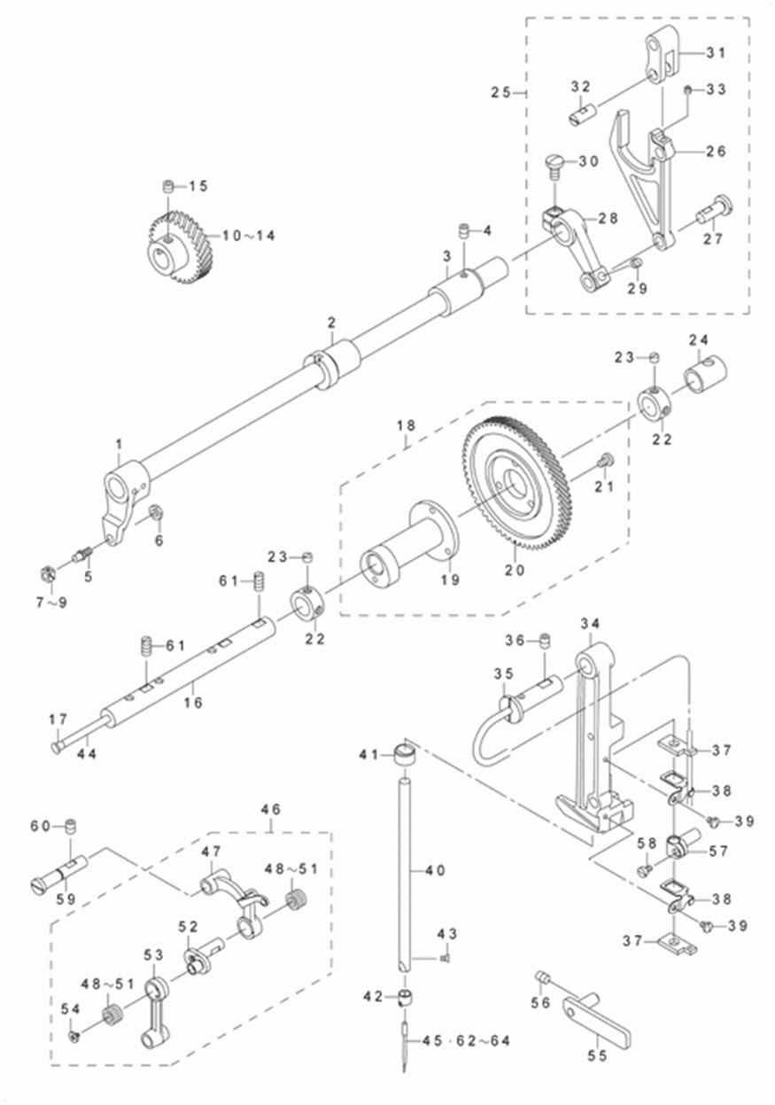 AVP-875S - 4. NEEDLE BAR COMPONENTS (1)