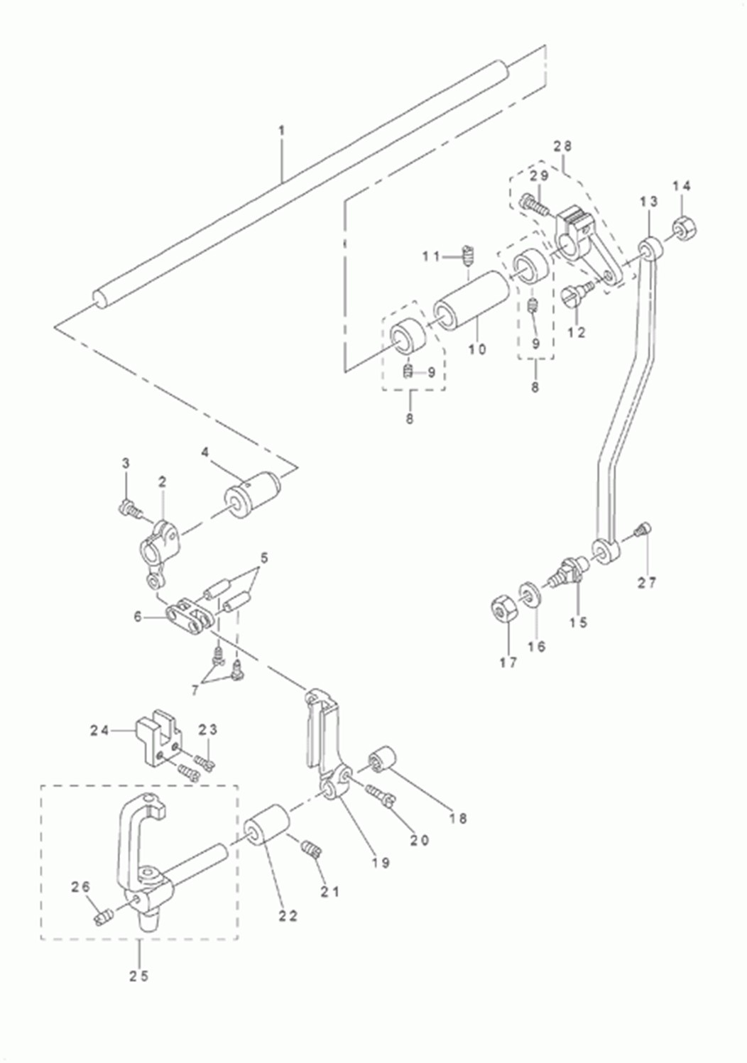 DMN-5420N-7 - 8.NEEDLE BAR FRAME COMPONENTS