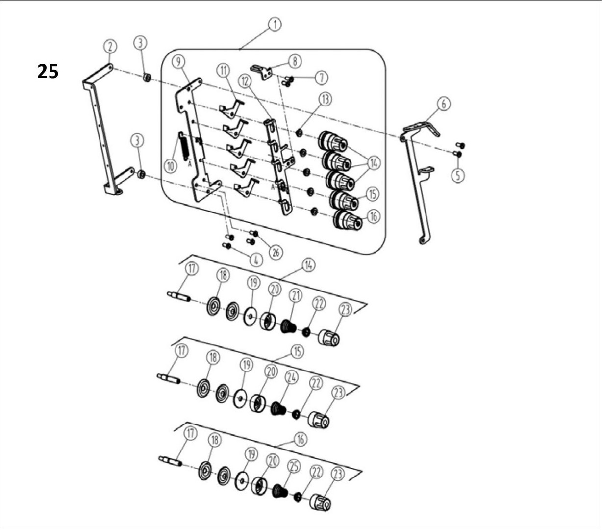 25 Solenoid Assemblies