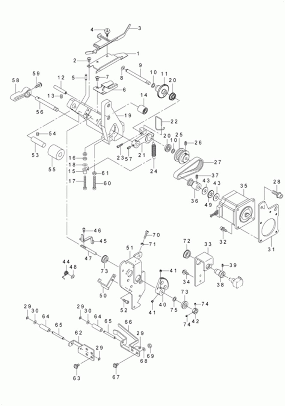 MOL-254 - 17. BELT LOOP FEED COMPONENTS