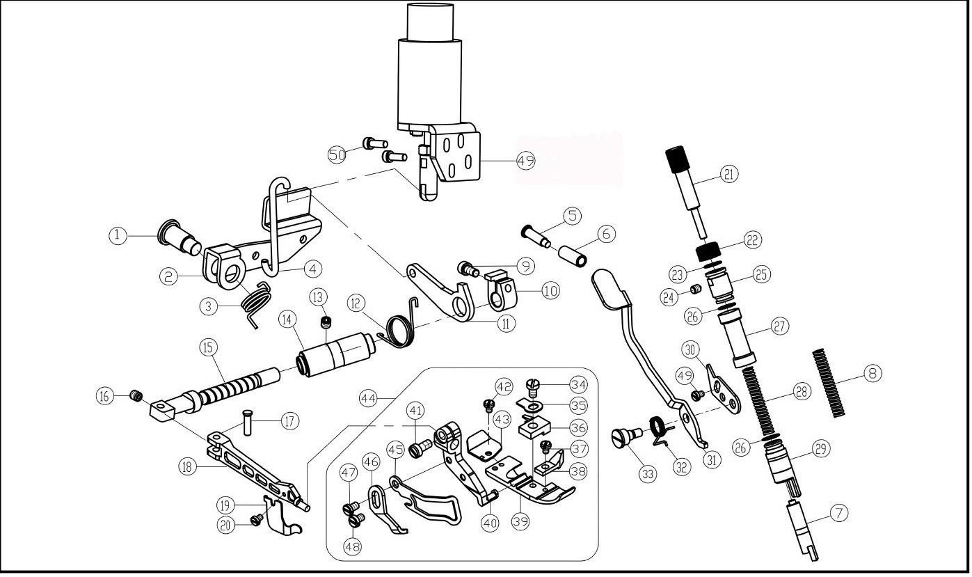 19 Fresser Foot Mechanism фото