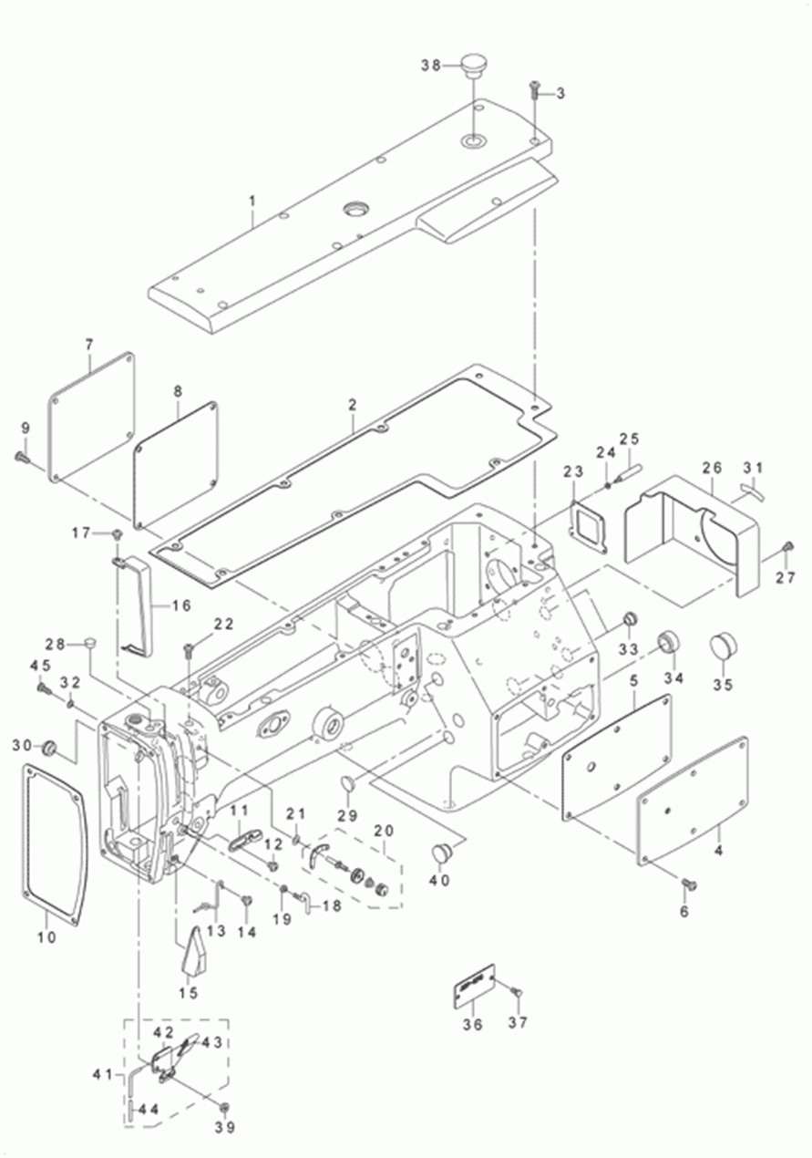 AVP-875A - 1. FRAME & MICELLANEOUS COVER COMPONENTS