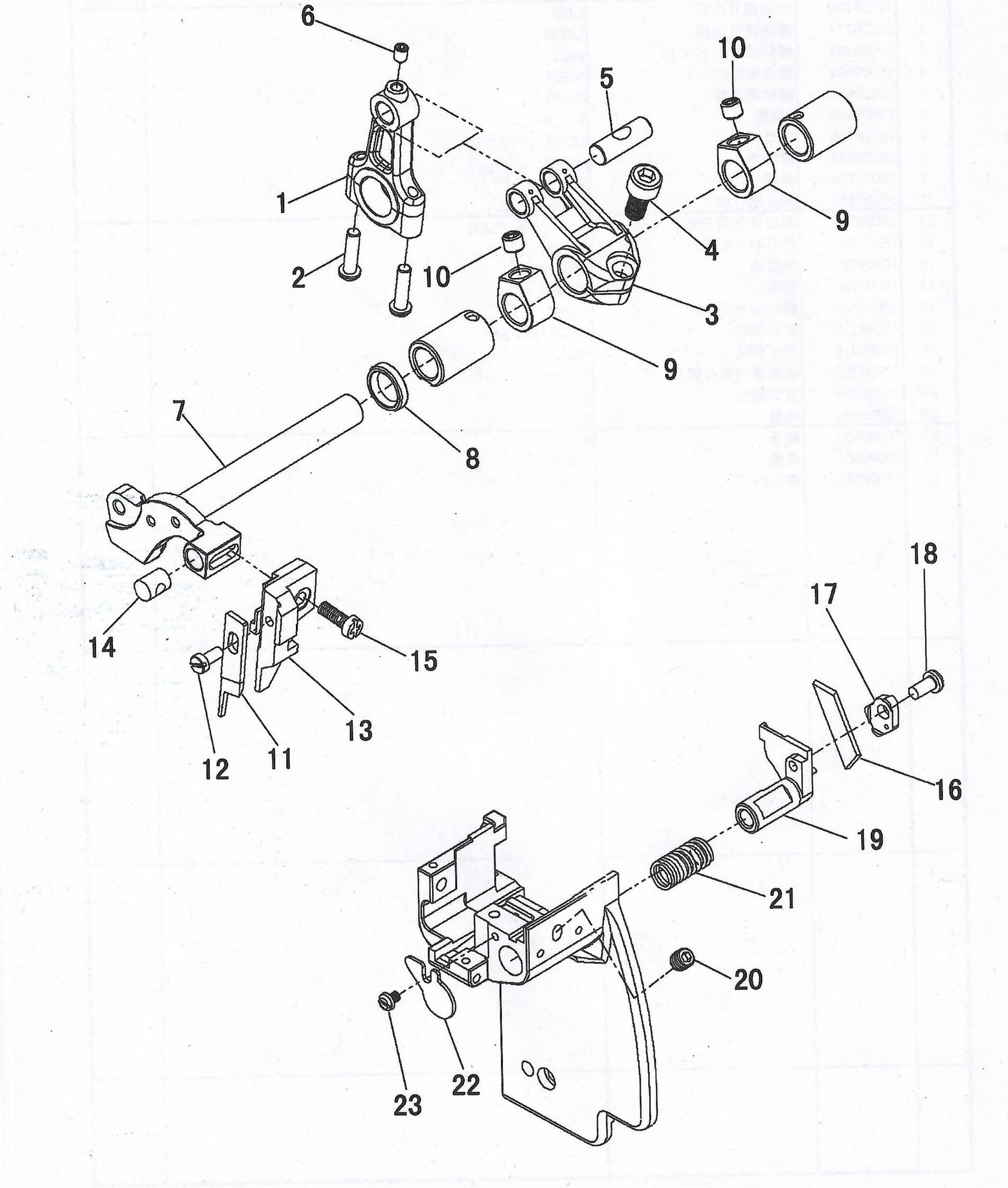 10 KNIFE DRIVE MECHANISM