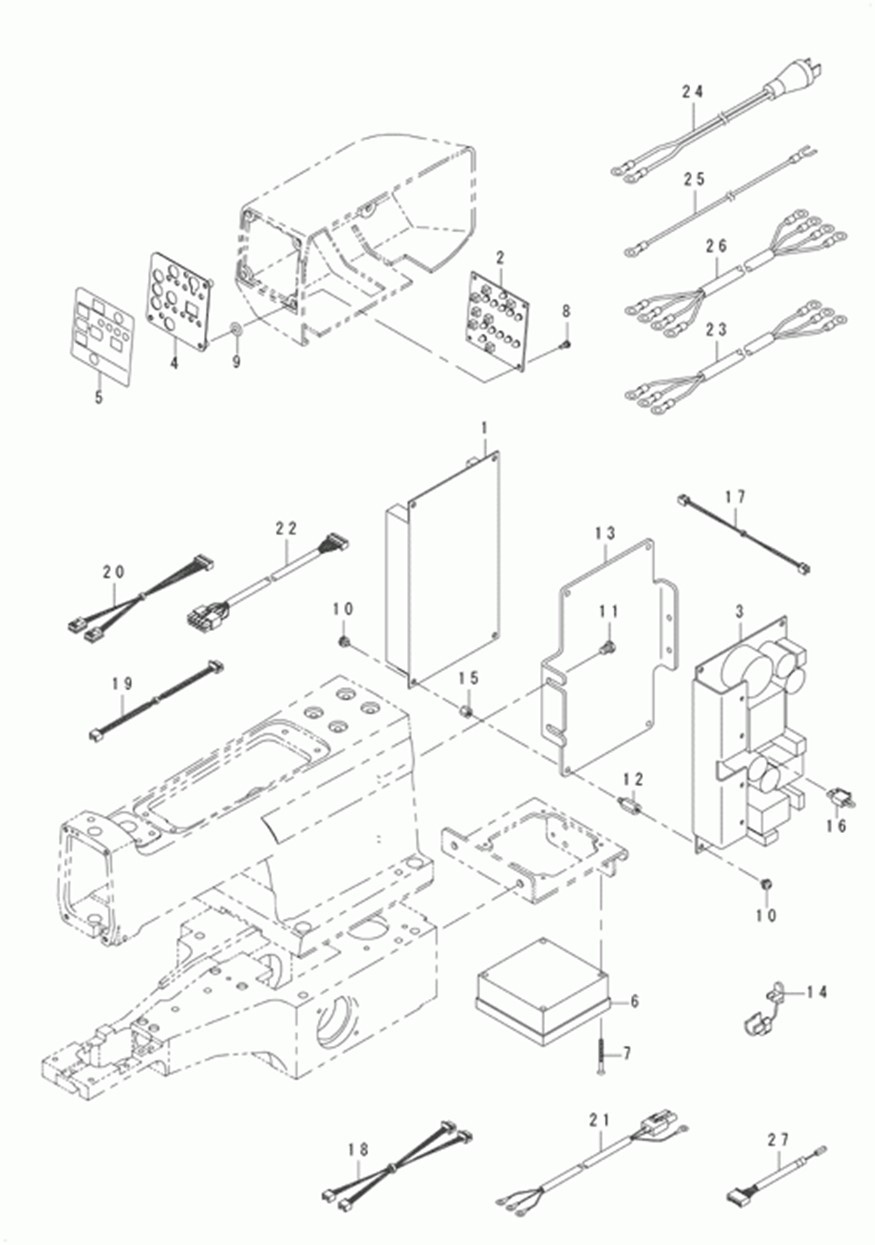 MB-1800ABR10 (с устройством для подачи пуговиц) - 8. TRANSMISSION COMPONENTS