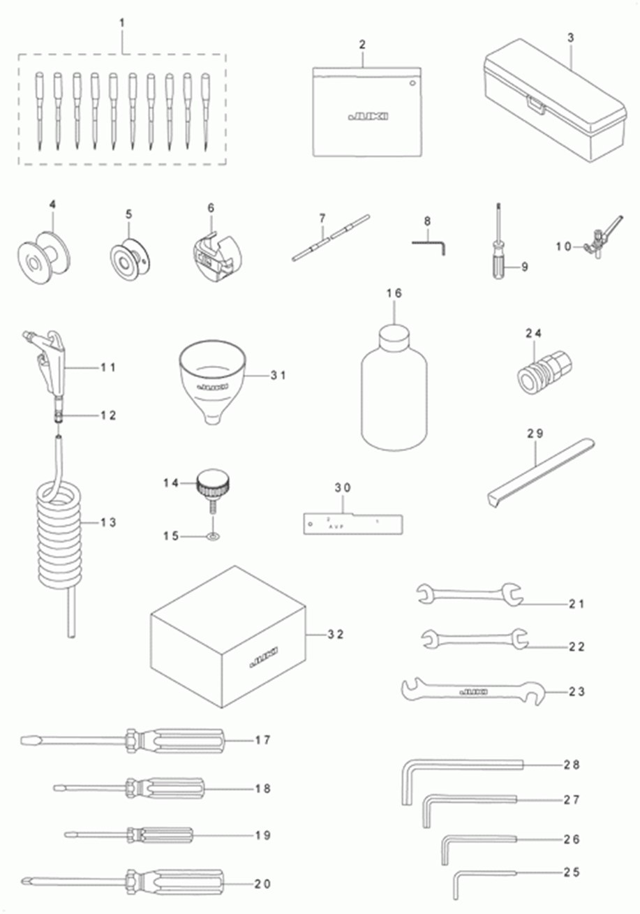 AVP-875A - 35. ACCESSORIES COMPONENTS