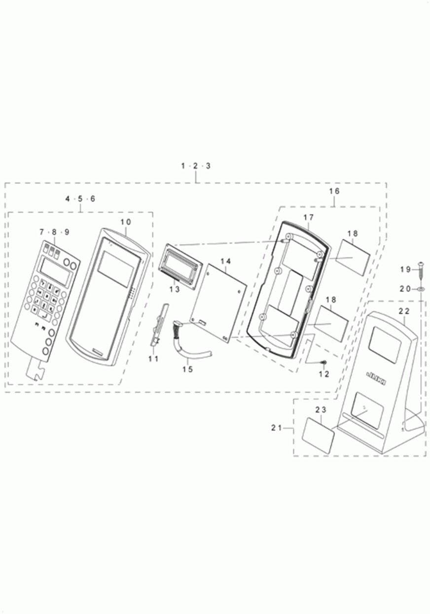 AMS-210D - 18.OPERATION BOX COMPONENTS