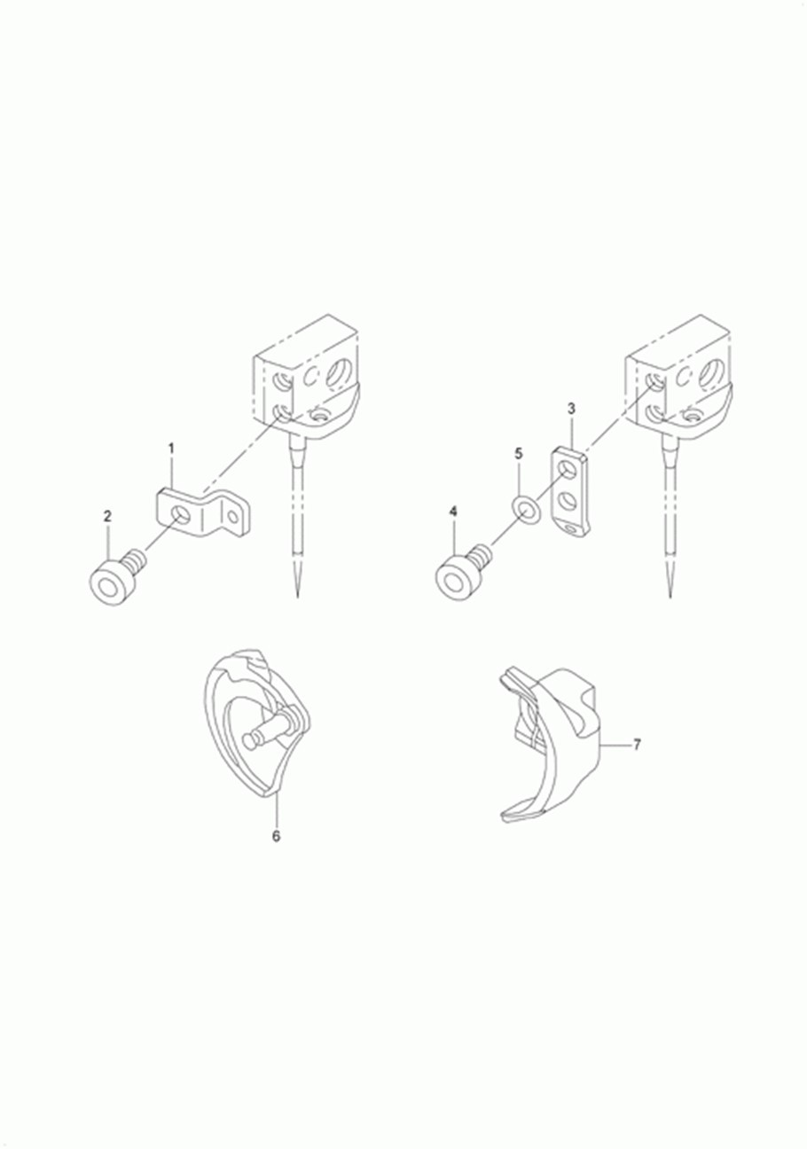 MOL-254 - 32. THREAD GUIDE COMPONENTS (OPTION)