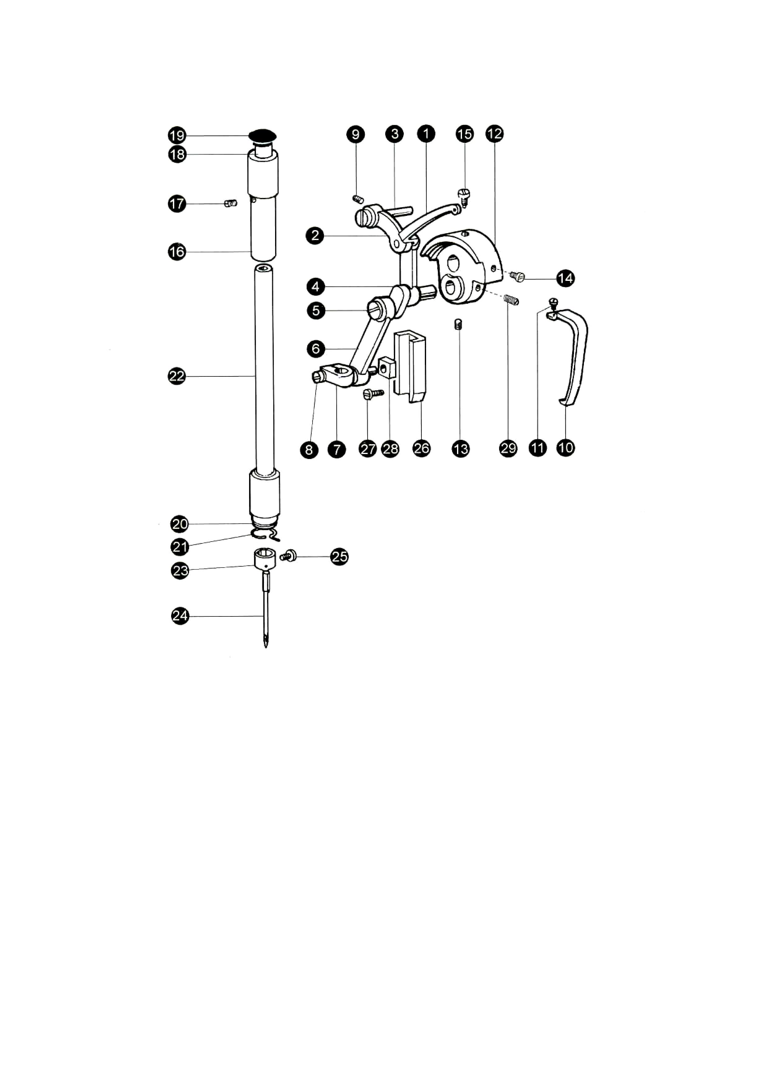 2 NEEDLE BAR AND THREAD TAKE-UP MECHANISM