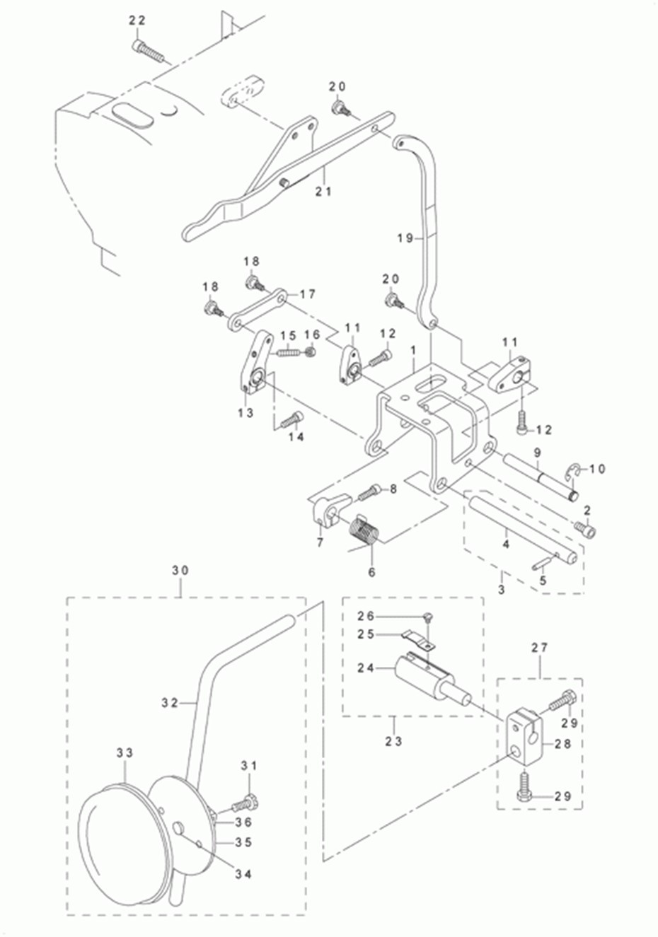 LU-1560 - 9.KNEE LIFTING COMPONENTS