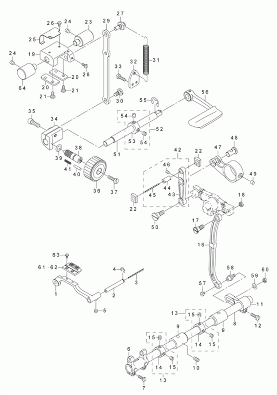 DNU-1541-7 - 5.FEED MECHANISM COMPONENTS