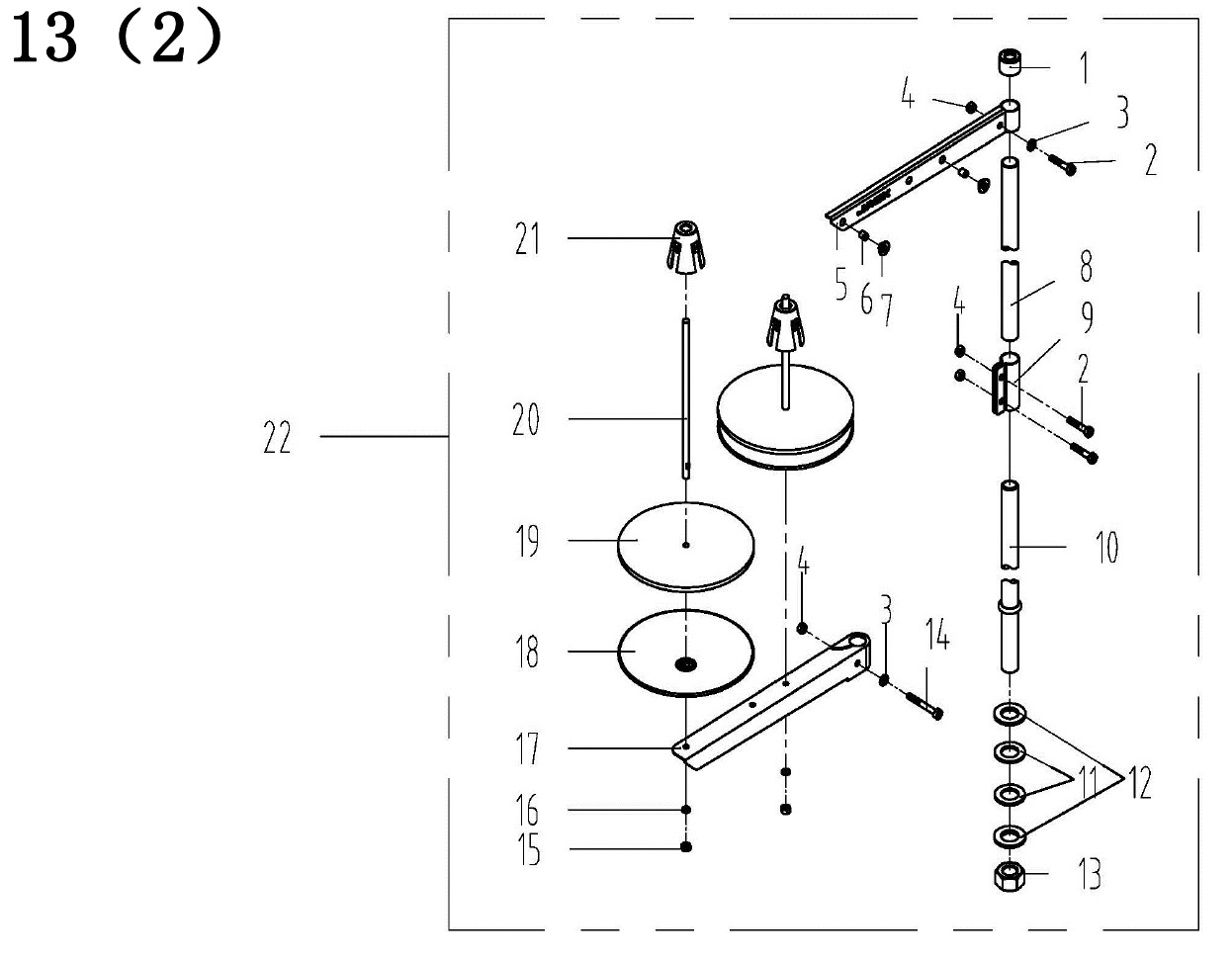 13.(2) Machine Head Accessories(1)-Thread Stand Components фото