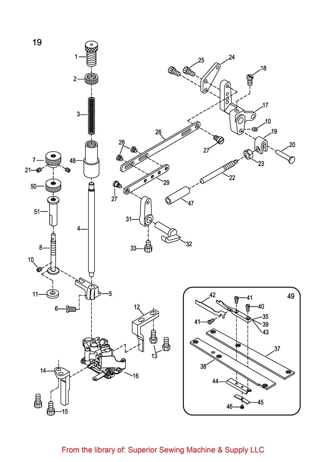 12 Presser Foot Driving Mechanism фото