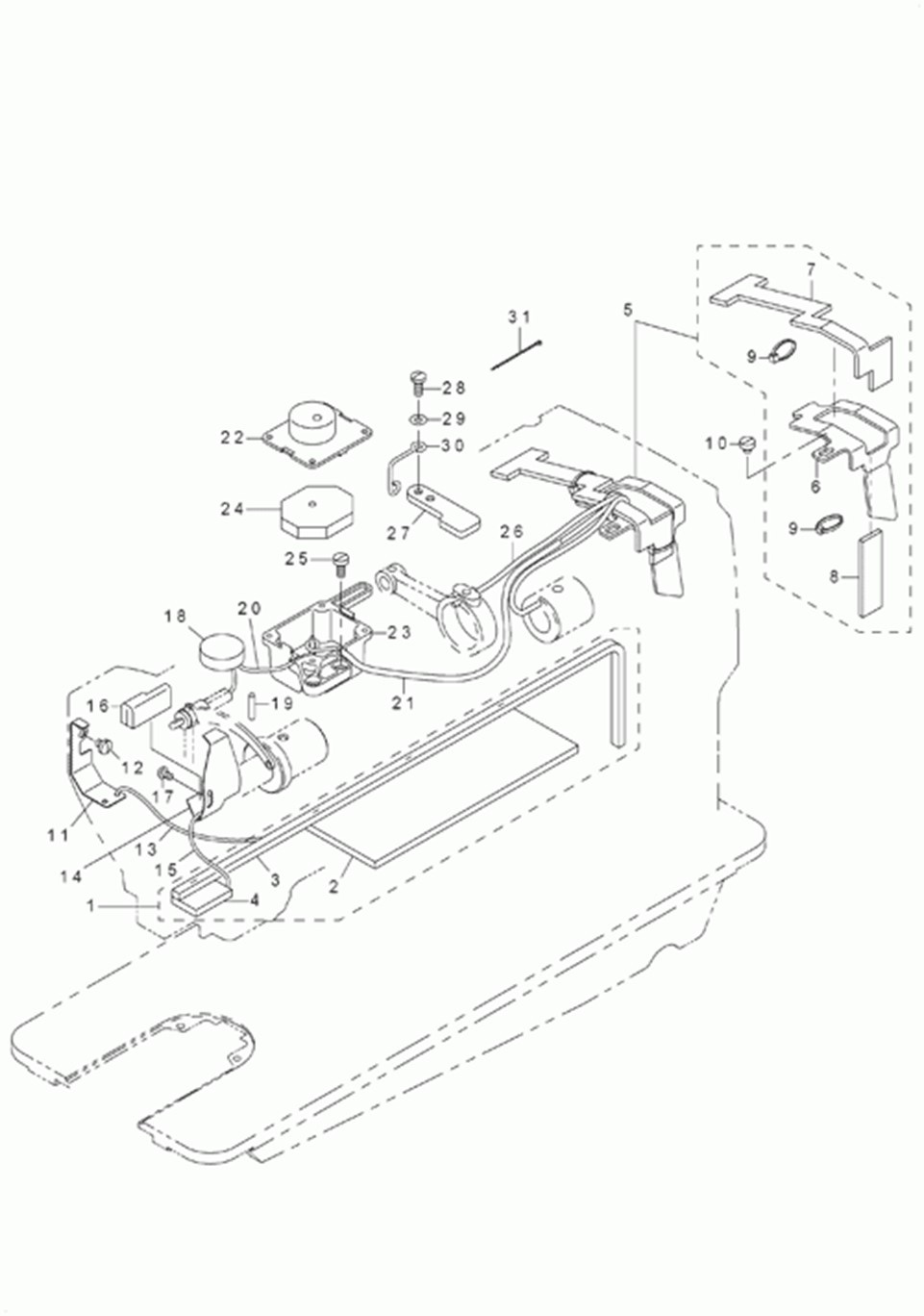 DNU-1541S - 11. LUBRICATION COMPONENTS