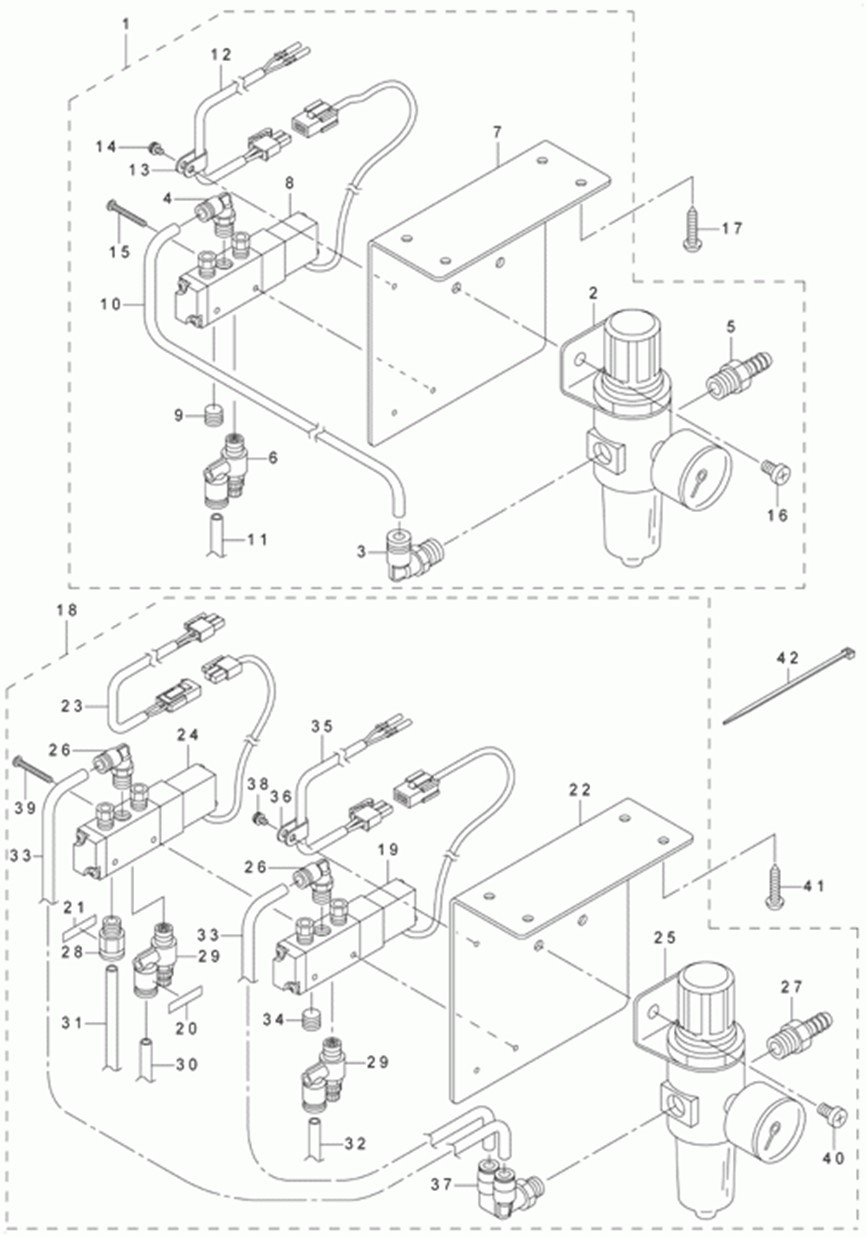 LU-1560 - 18.AIR MECHANISM COMPONENTS (FOR LU-1560-7)