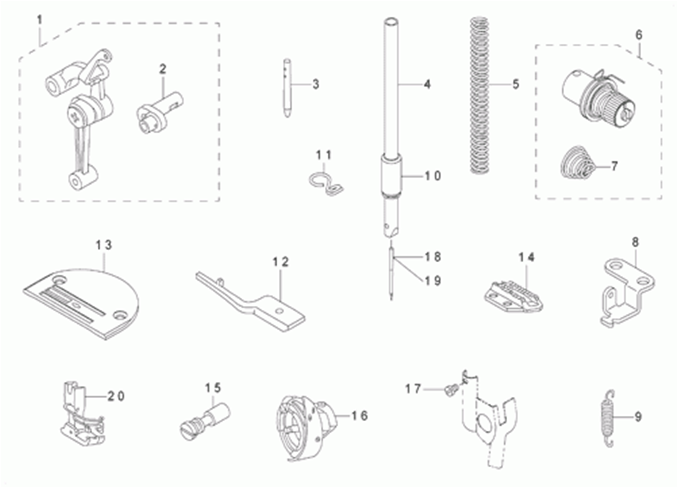 DDL-8700 - 10. EXCLUSIVE PARTS FOR DDL-8700H