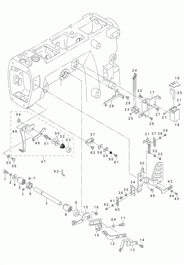 MF-7723 - 7. THREAD TAKE-UP LEVER COMPONENTS