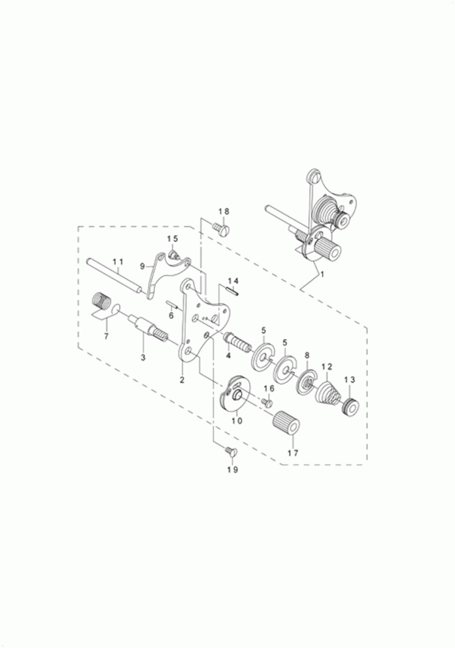 LU-1508H - 7.THREAD TENSION COMPONENTS