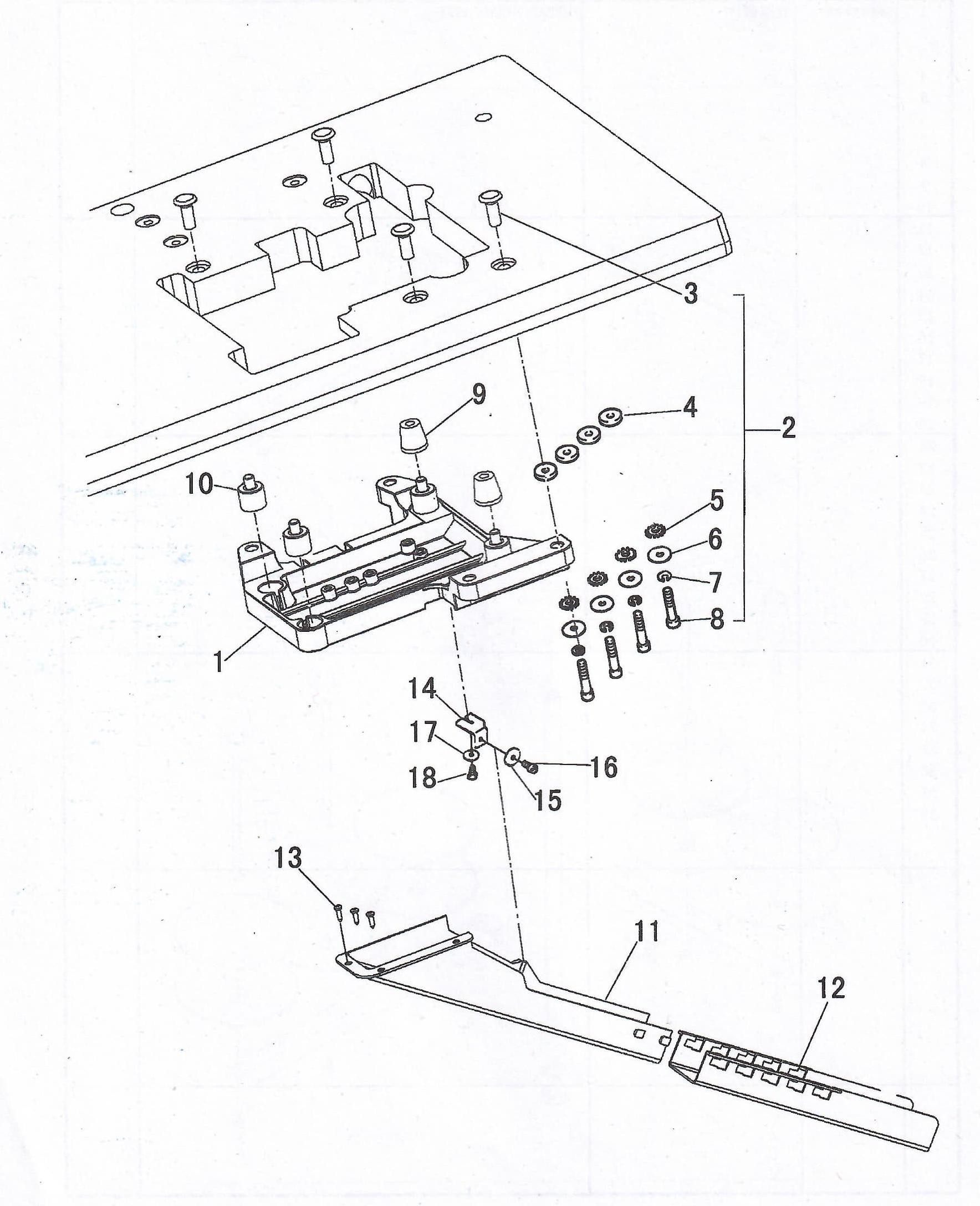 18 OIL TANK BRACKET