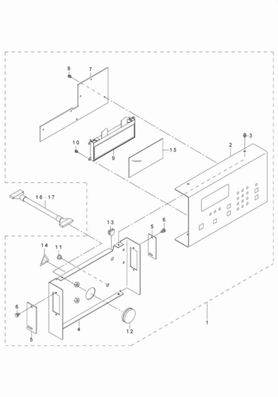 AVP-875S - 32. OPRATION PANELCOMPONENTS