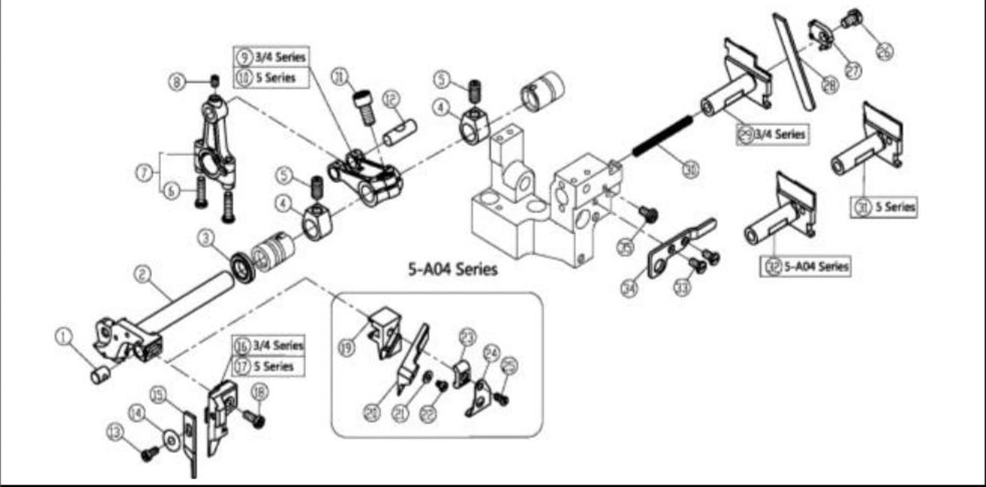 18 Knife Drive Mechanism